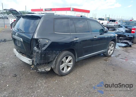 2013 Toyota Highlander Limited V6 from USA, damaged, VIN 5TDYK3EH6DS100720